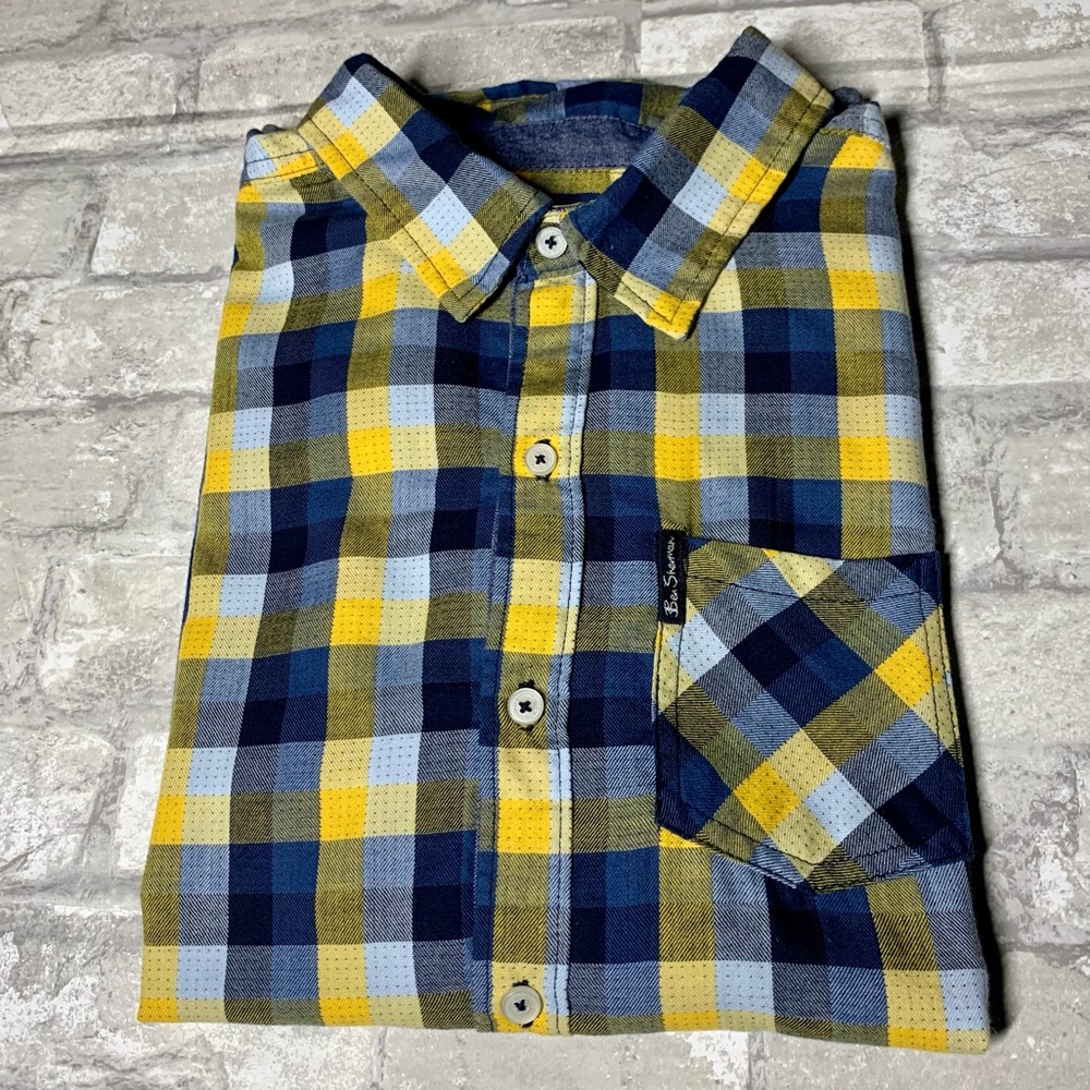 The Original Ben Sherman: Boys Long Sleeve Button Up Shirt